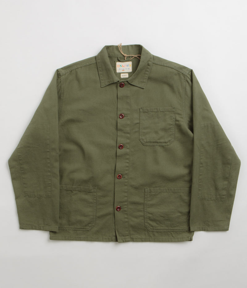Uskees 3001 Buttoned Overshirt in Coriander