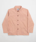Uskees 3001 Buttoned Overshirt in Dusty Pink