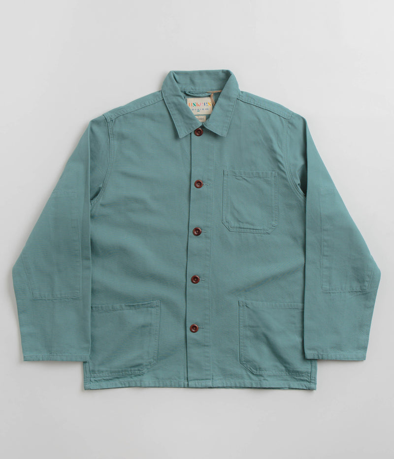 Uskees 3001 Buttoned Overshirt in Eucalyptus