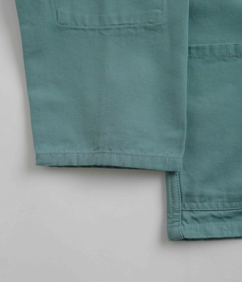 Uskees 3001 Buttoned Overshirt in Eucalyptus