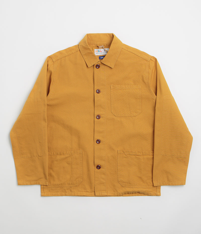 Uskees 3001 Buttoned Overshirt in Yellow