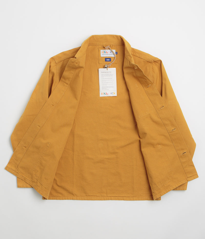 Uskees 3001 Buttoned Overshirt in Yellow