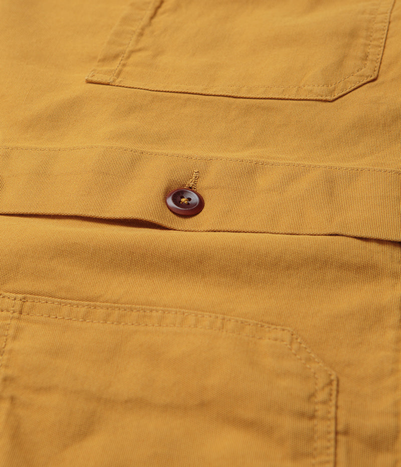 Uskees 3001 Buttoned Overshirt in Yellow