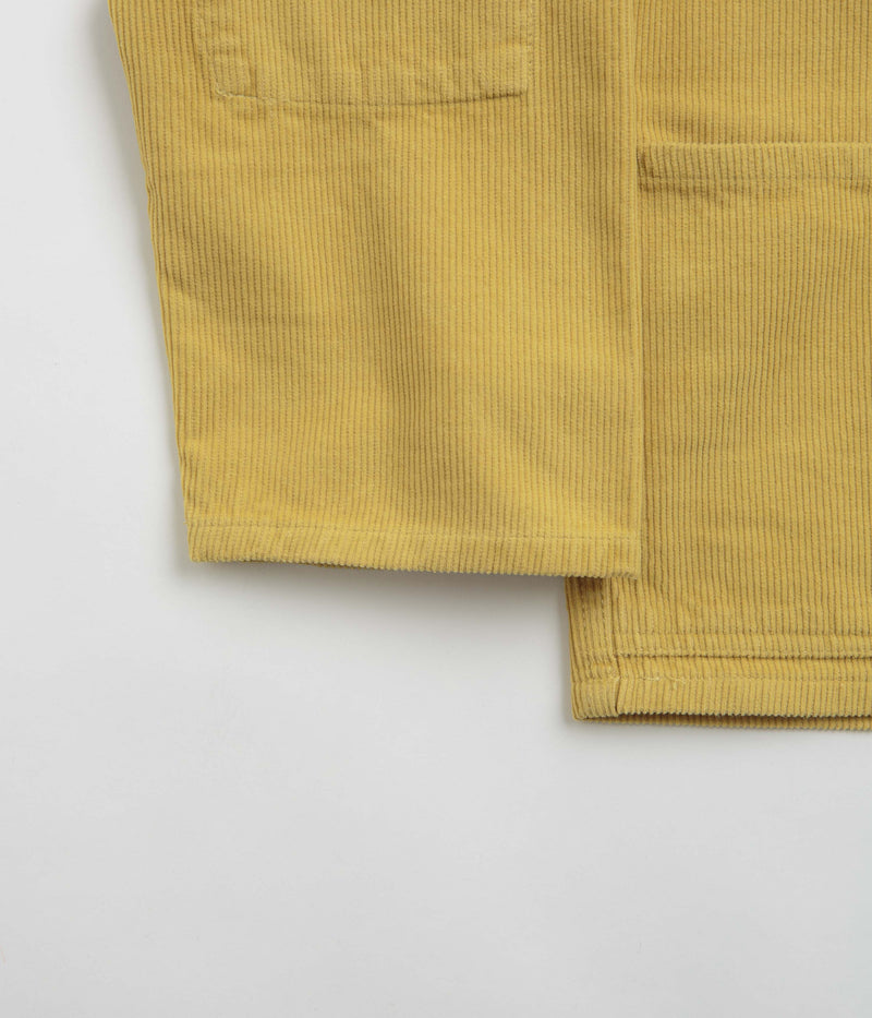 Uskees 3001 Cord Buttoned Overshirt in Citronella