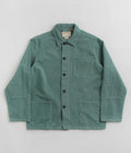 Uskees 3001 Cord Buttoned Overshirt in Eucalyptus