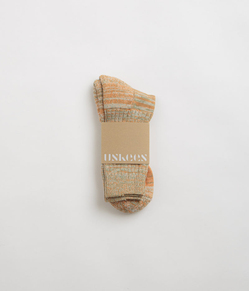 Uskees 4006 Organic Cotton Socks in Army Green