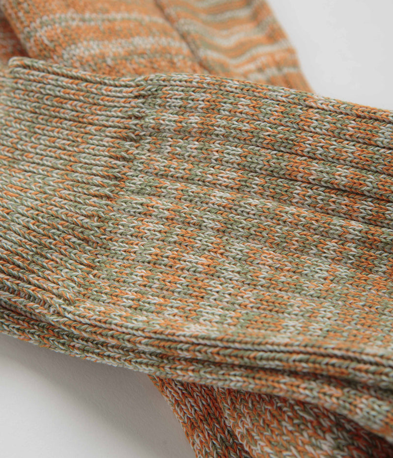 Uskees 4006 Organic Cotton Socks in Army Green