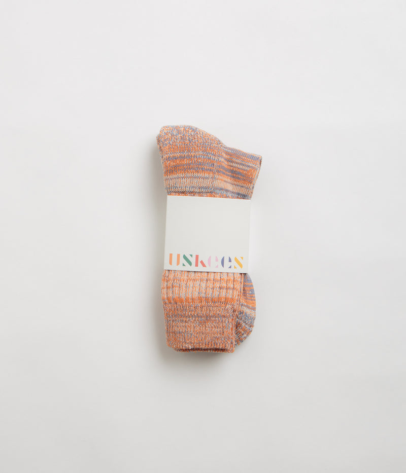 Uskees 4006 Organic Cotton Socks in Gold