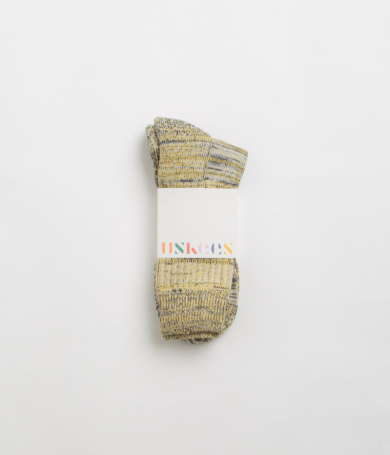 Uskees 4006 Organic Cotton Socks in Grapefruit