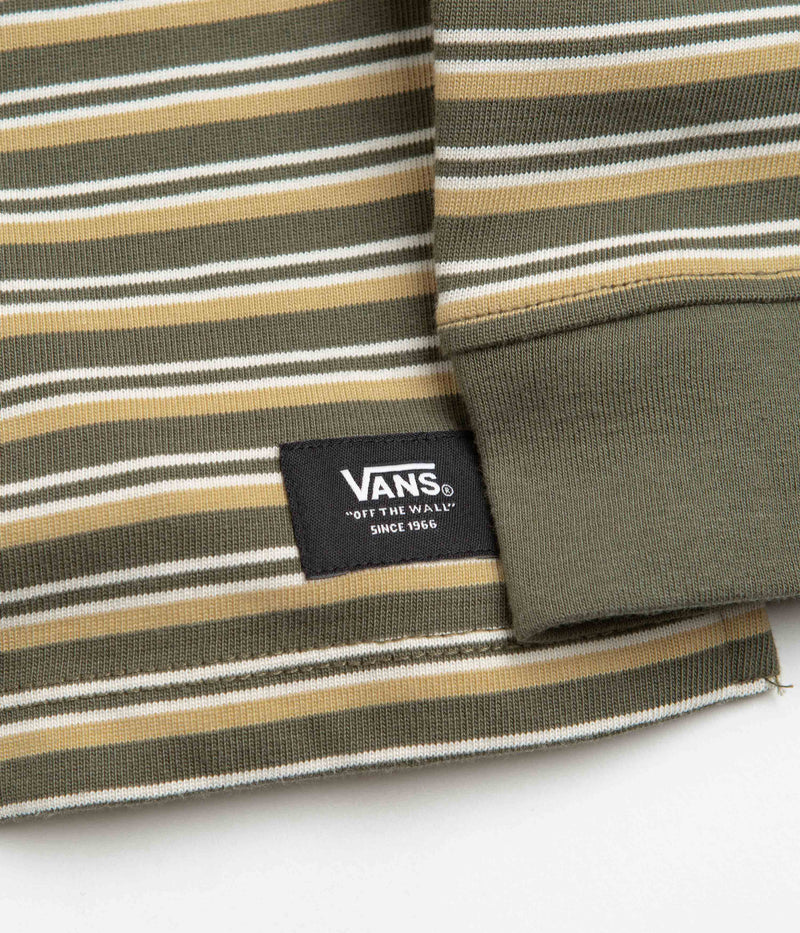 Vans Awbrey Long Sleeve T-Shirt in Grey Leaf and Taos Taupe
