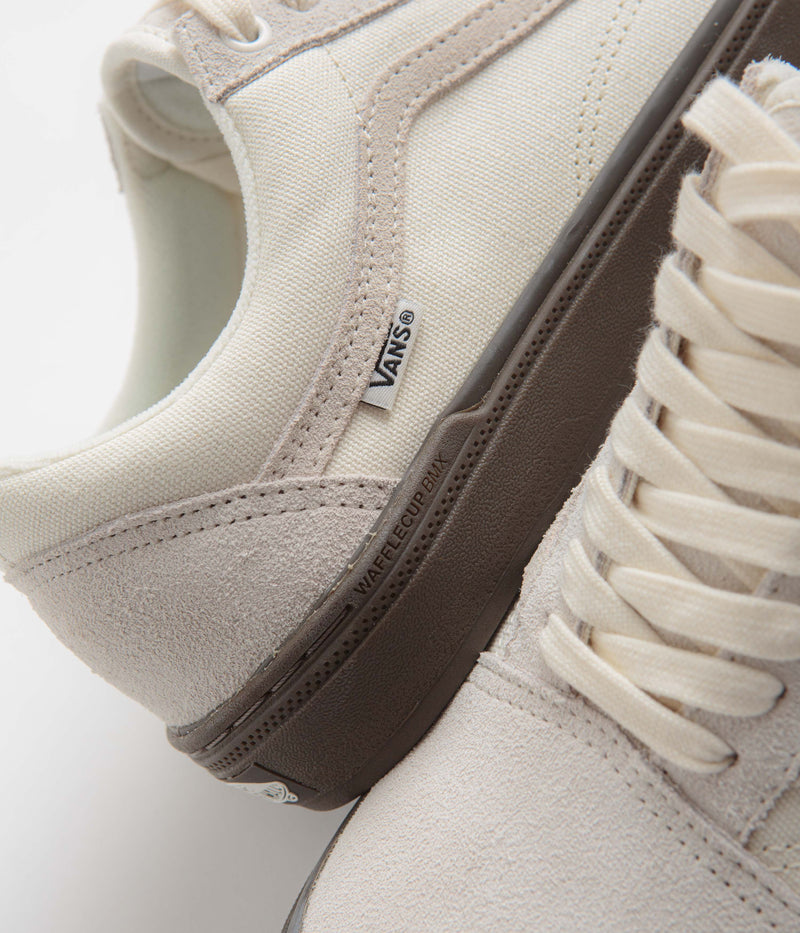 Vans BMX Old Skool Shoes in Marshmallow and Gum