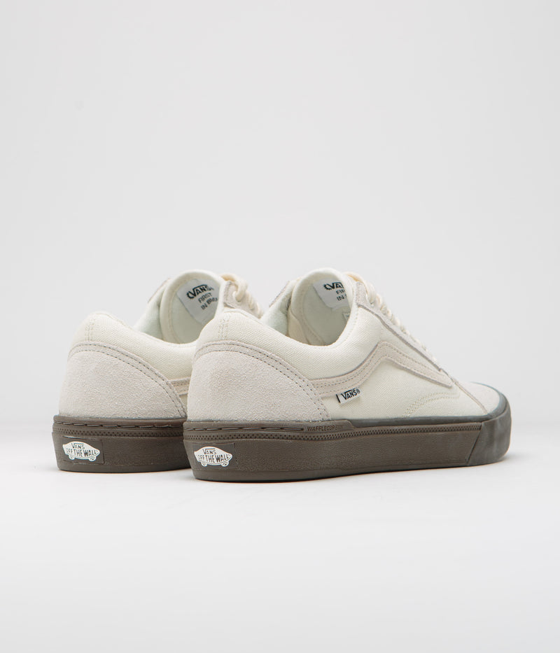 Vans BMX Old Skool Shoes in Marshmallow and Gum