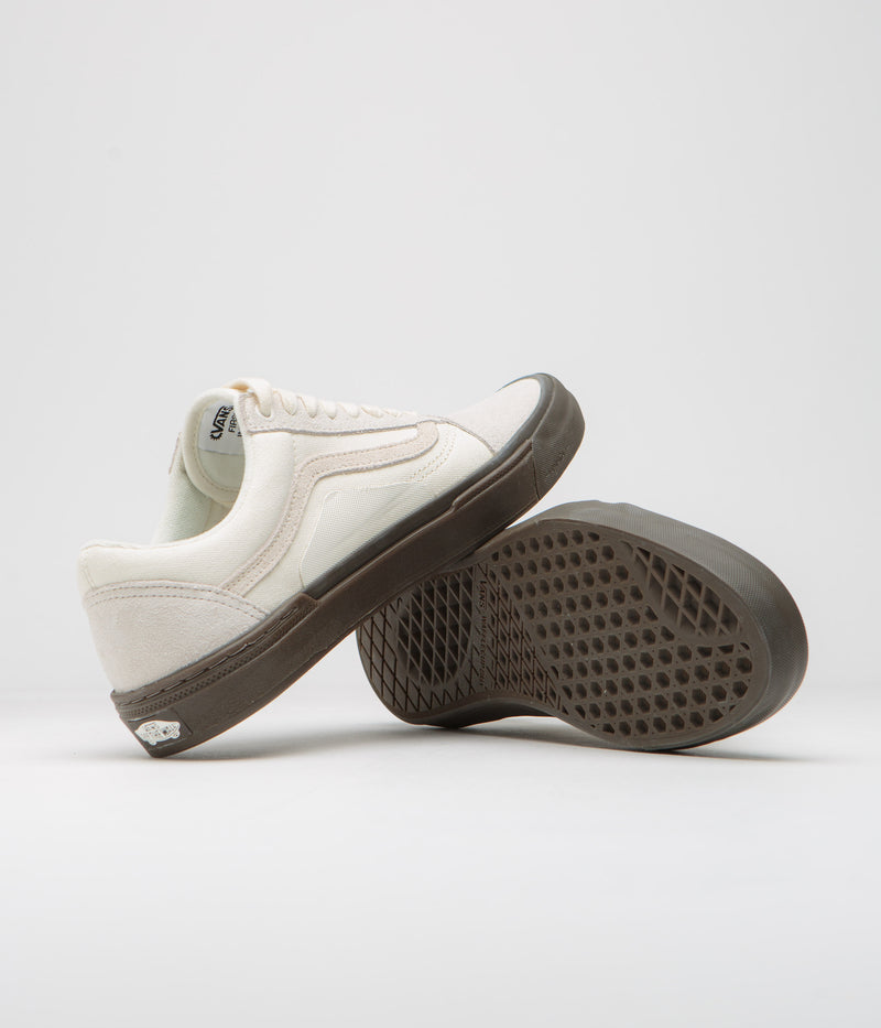 Vans BMX Old Skool Shoes in Marshmallow and Gum