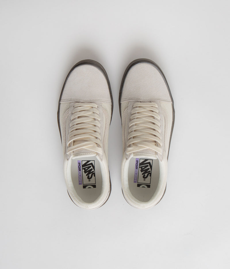 Vans BMX Old Skool Shoes in Marshmallow and Gum