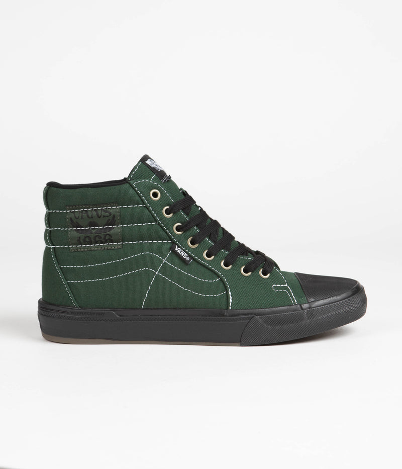Vans BMX SK8-Hi 238 Shoes in (Dakota Roche) Green and Black