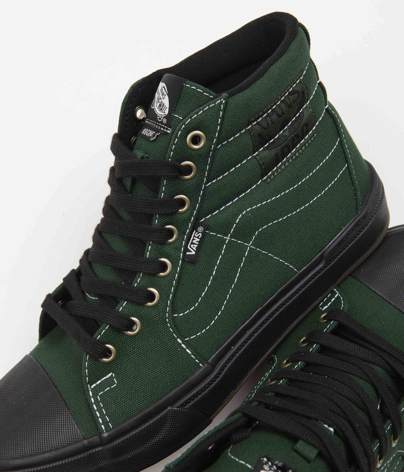 Vans BMX SK8-Hi 238 Shoes in (Dakota Roche) Green and Black