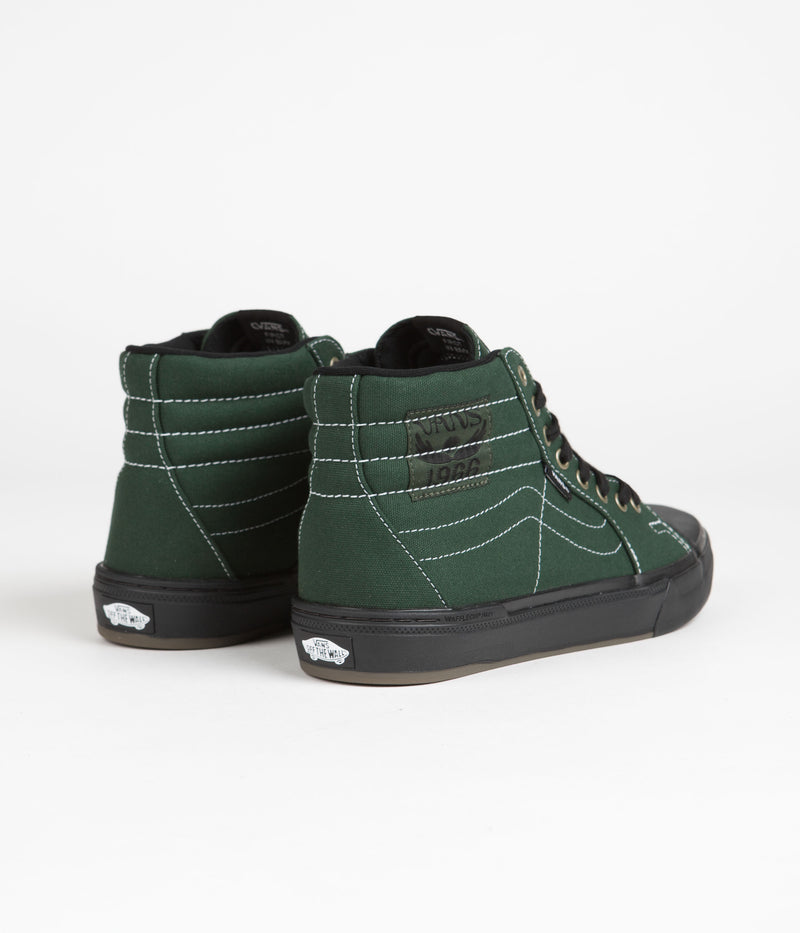 Vans BMX SK8-Hi 238 Shoes in (Dakota Roche) Green and Black