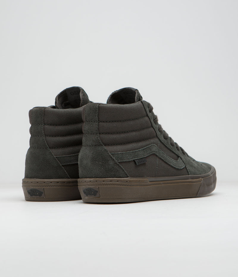 Vans BMX Sk8-Hi Shoes in Dark Grey and Gum