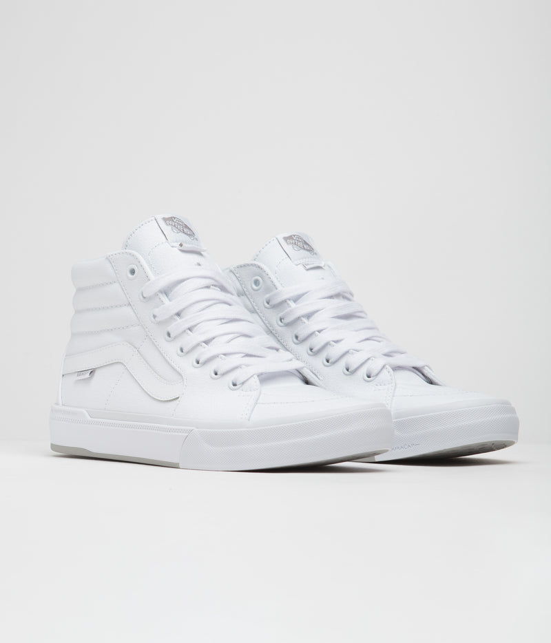 Vans BMX Sk8-Hi Shoes in (Perris Benegas) White and Grey
