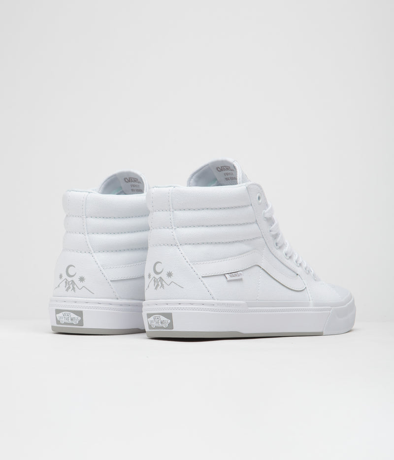 Vans BMX Sk8-Hi Shoes in (Perris Benegas) White and Grey