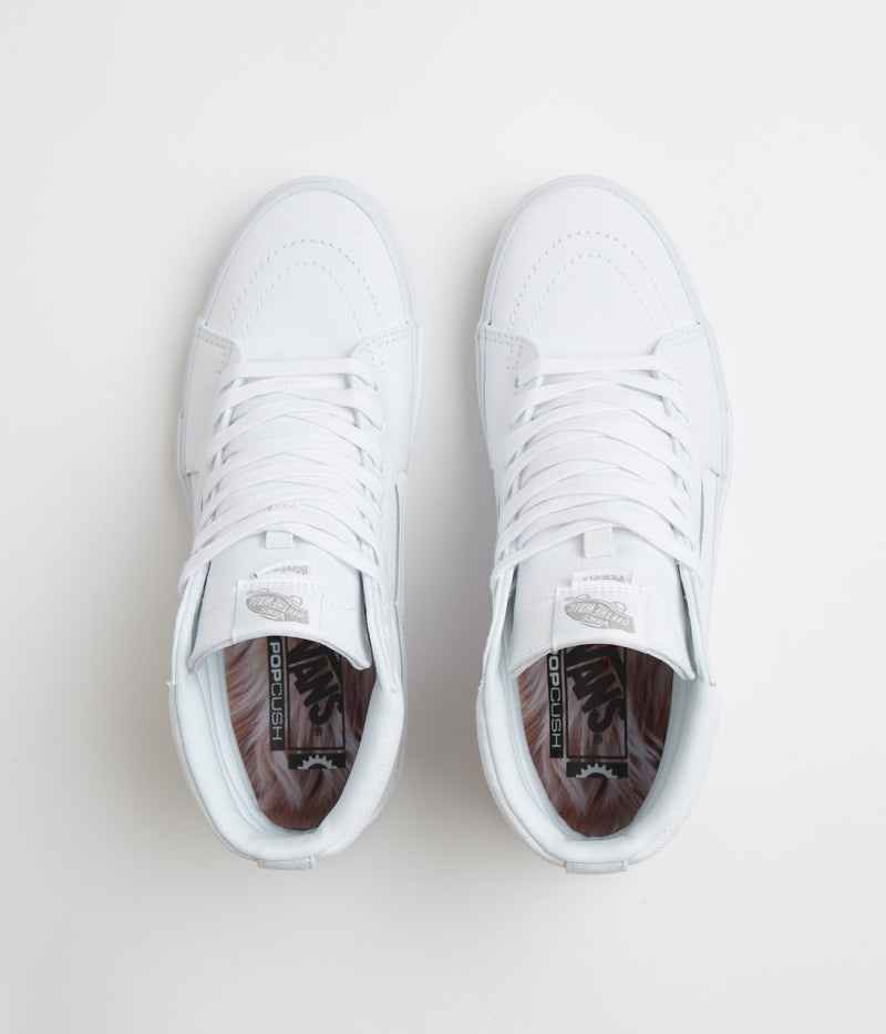 Vans BMX Sk8-Hi Shoes in (Perris Benegas) White and Grey