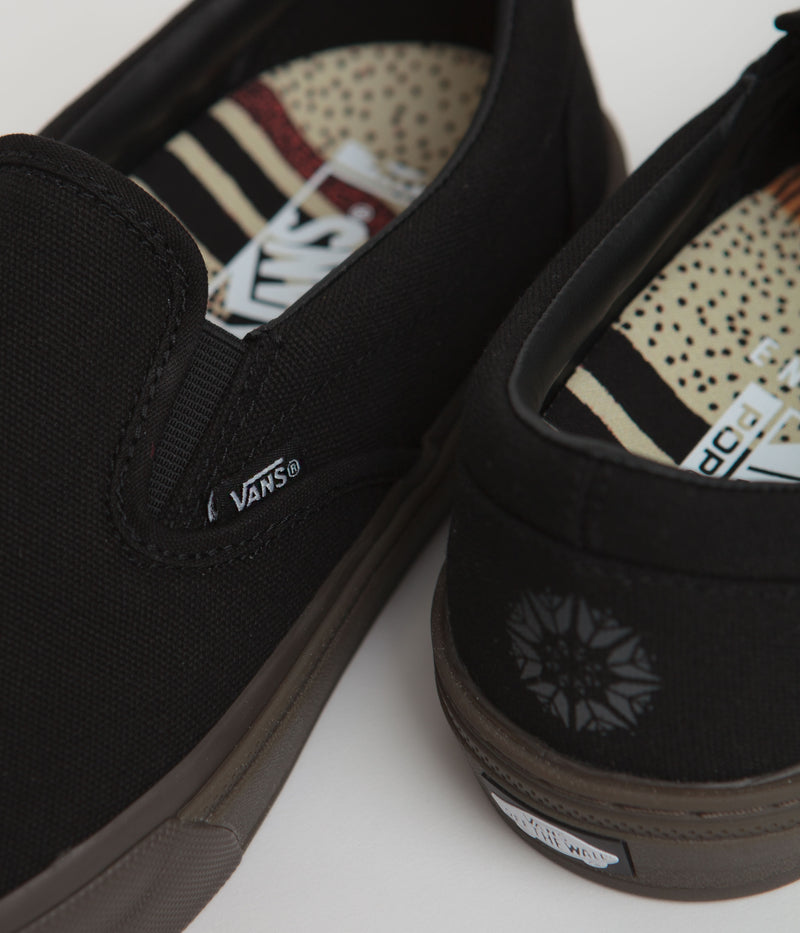 Vans BMX Slip-On Shoes in (Dennis Enarson) Black and Multi