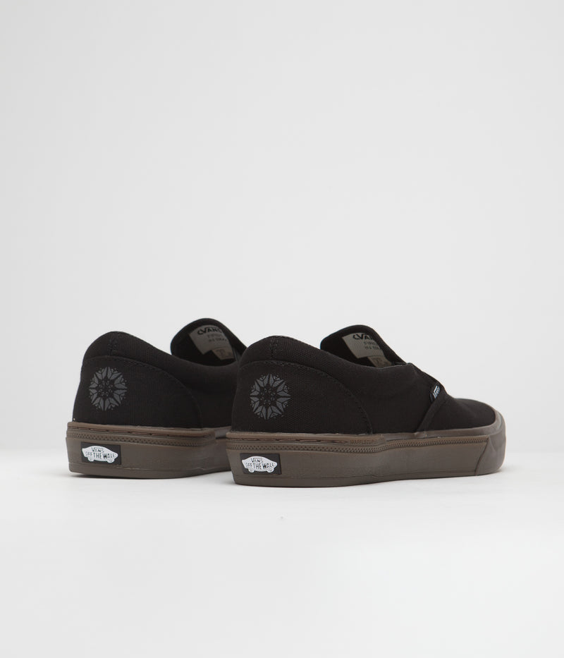 Vans BMX Slip-On Shoes in (Dennis Enarson) Black and Multi