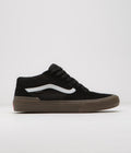 Vans BMX Style 114 Shoes in Black and Dark Gum
