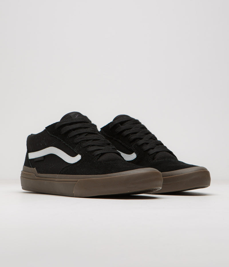 Vans BMX Style 114 Shoes in Black and Dark Gum
