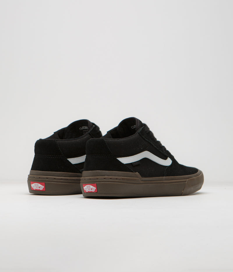 Vans BMX Style 114 Shoes in Black and Dark Gum