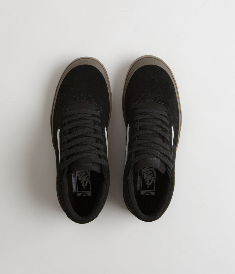 Vans BMX Style 114 Shoes in Black and Dark Gum