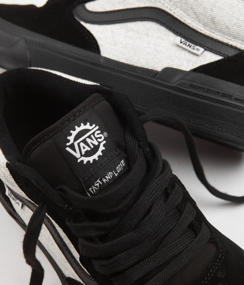 Vans BMX Style 114 Shoes in (Fast And Loose) Black