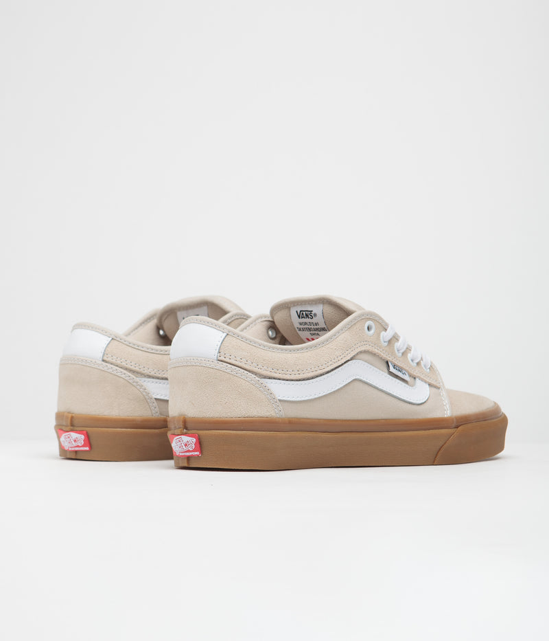 Vans Chukka Low Sidestripe Shoes in French Oak