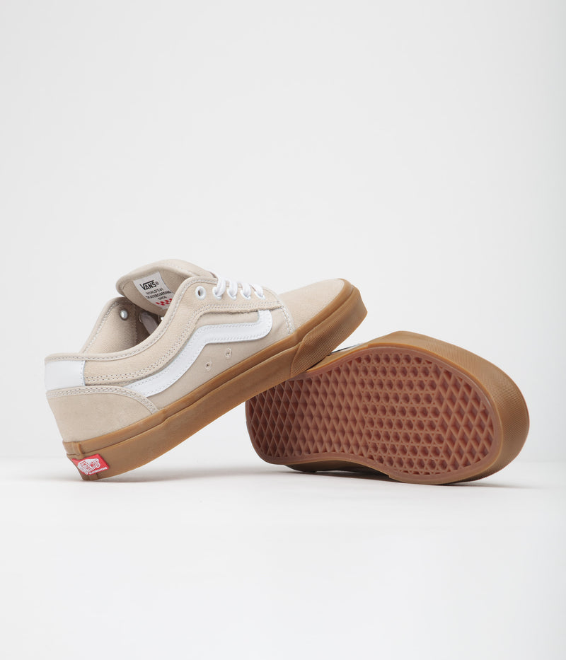 Vans Chukka Low Sidestripe Shoes in French Oak