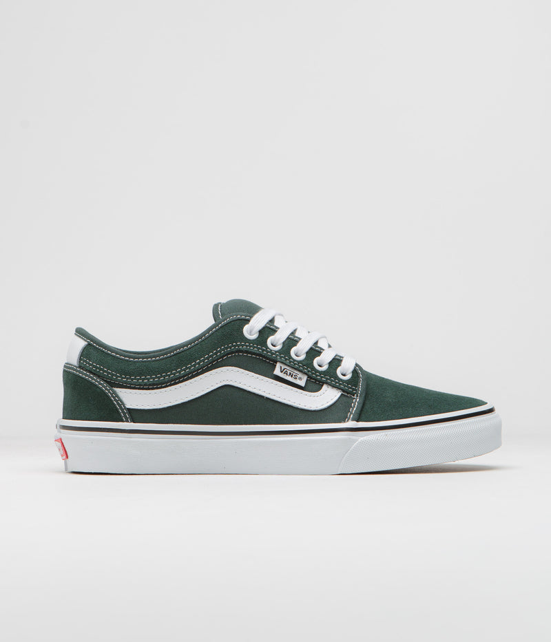 Vans Chukka Low Sidestripe Shoes in Green Gables
