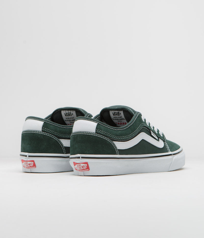 Vans Chukka Low Sidestripe Shoes in Green Gables