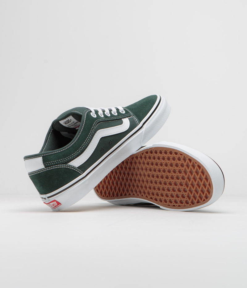 Vans Chukka Low Sidestripe Shoes in Green Gables