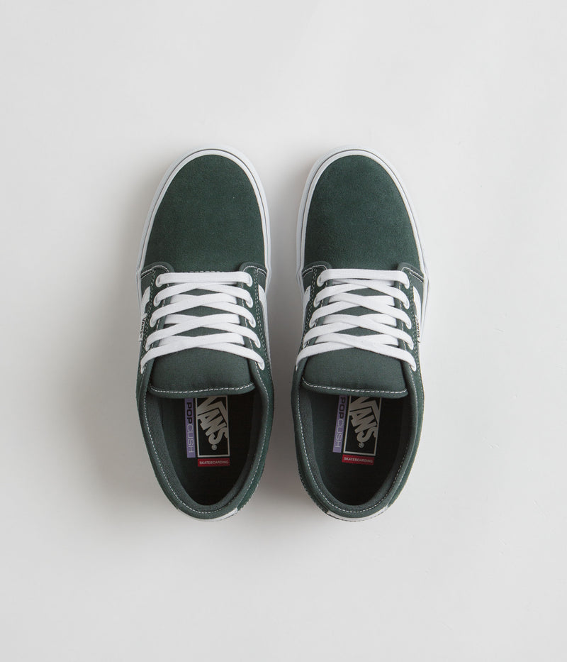 Vans Chukka Low Sidestripe Shoes in Green Gables