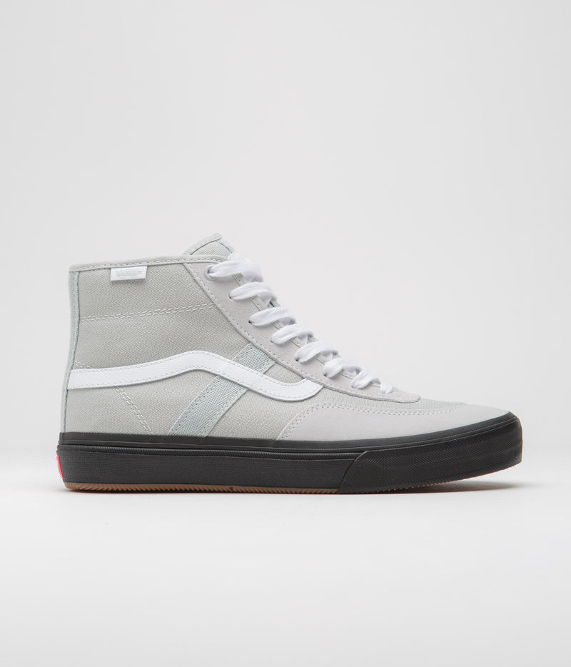 Vans Crockett High Shoes in Light Grey and Black