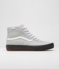 Vans Crockett High Shoes in Light Grey and Black