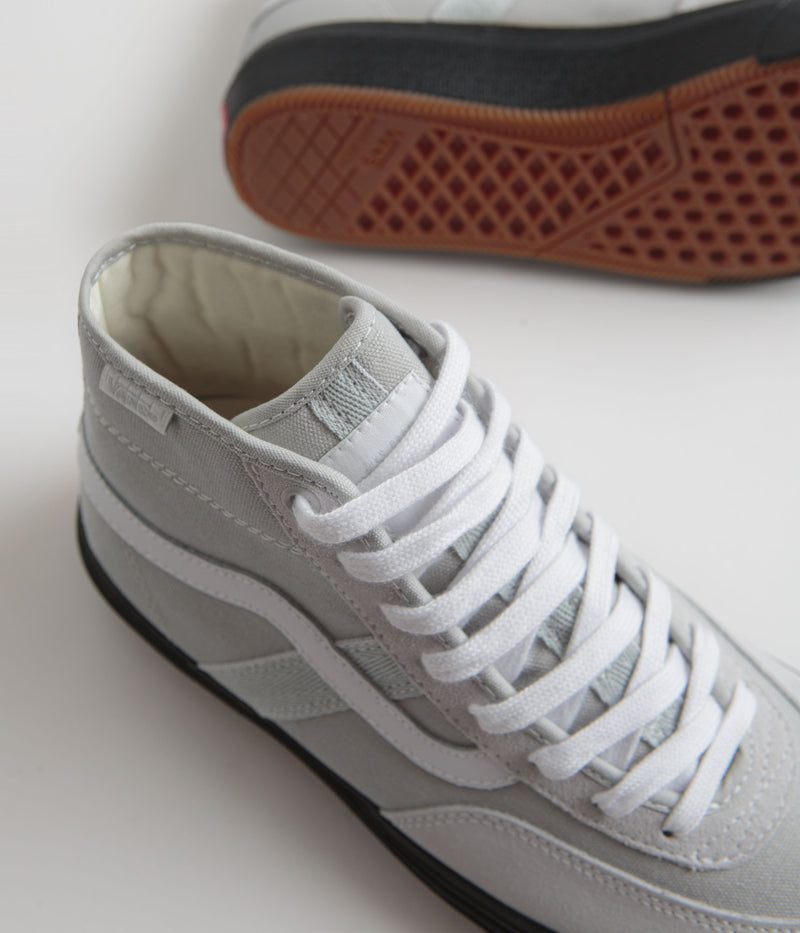 Vans Crockett High Shoes in Light Grey and Black