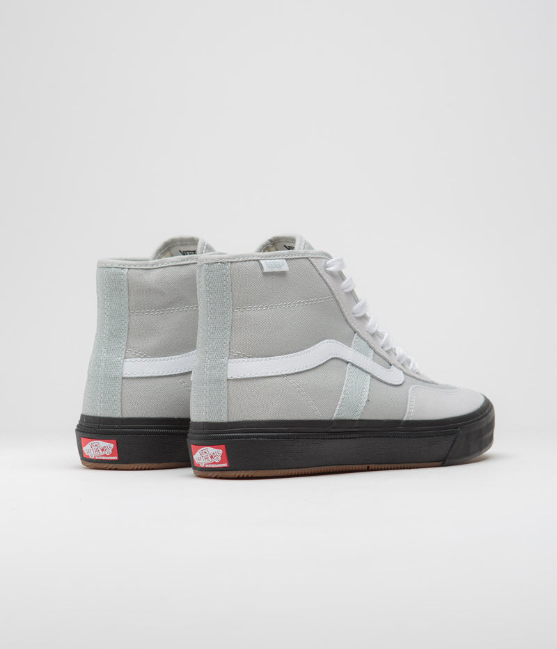Vans Crockett High Shoes in Light Grey and Black