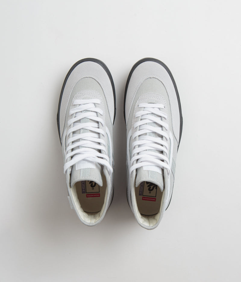 Vans Crockett High Shoes in Light Grey and Black