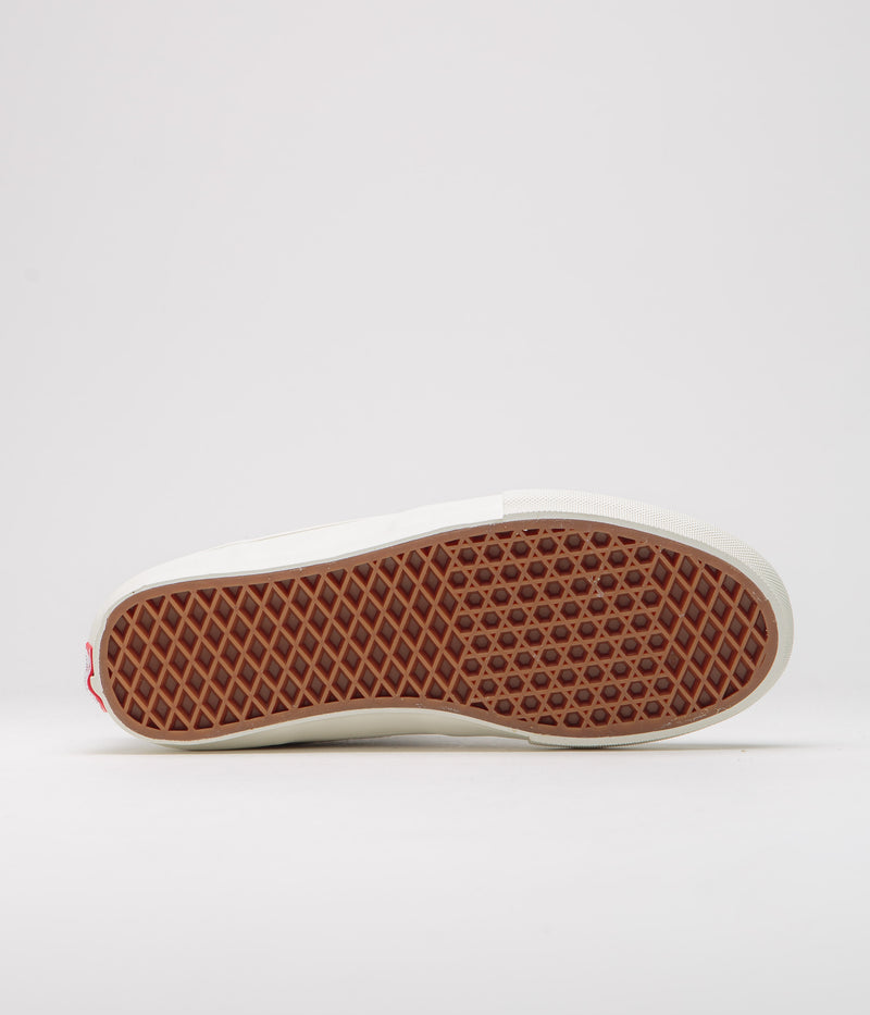 Vans Half Cab Shoes in Vintage Sport White and Red