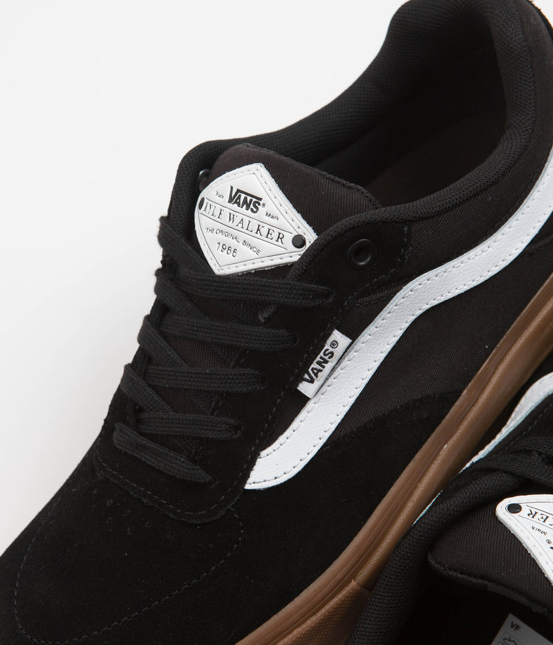 Vans Kyle Walker Pro Shoes in Black and Gum / White