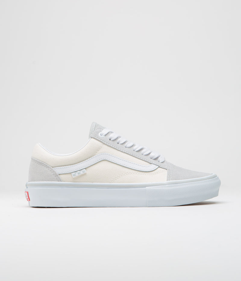 Vans Old Skool Shoes in Light Grey and White