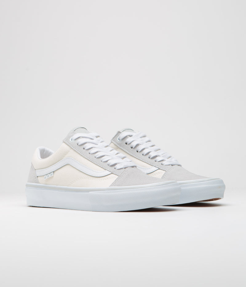 Vans Old Skool Shoes in Light Grey and White