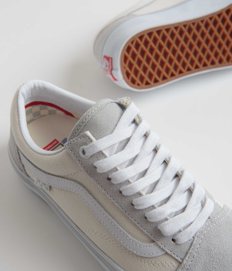 Vans Old Skool Shoes in Light Grey and White