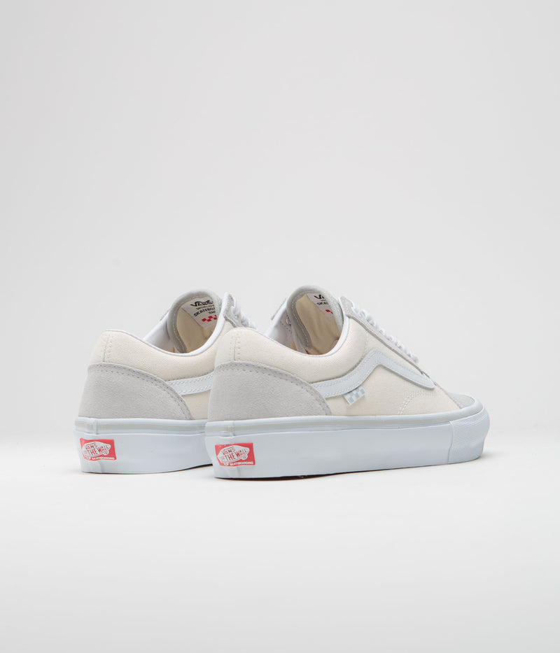Vans Old Skool Shoes in Light Grey and White