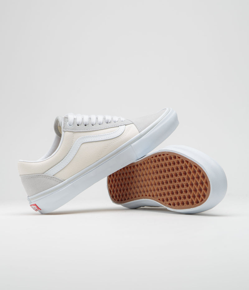Vans Old Skool Shoes in Light Grey and White